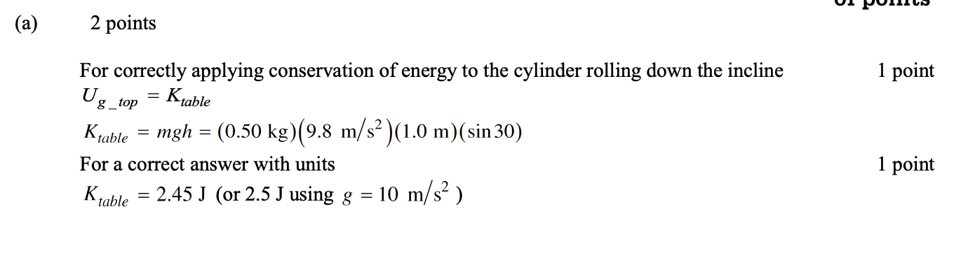 Answer FRQ